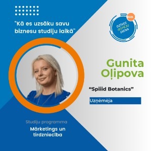 Gunita Oļipova, uzņēmuma Spiiid Botanics radītāja