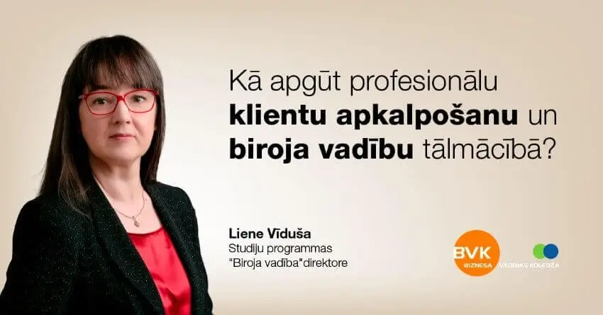 Biroja vadības un klientu apkalpošanas vebināri