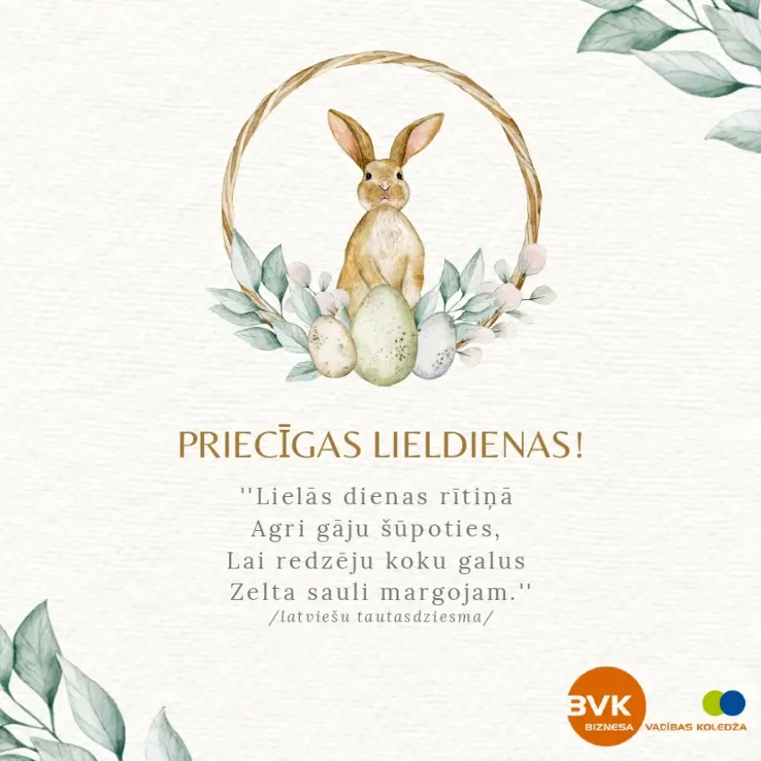 Priecīgas Lieldienas!
