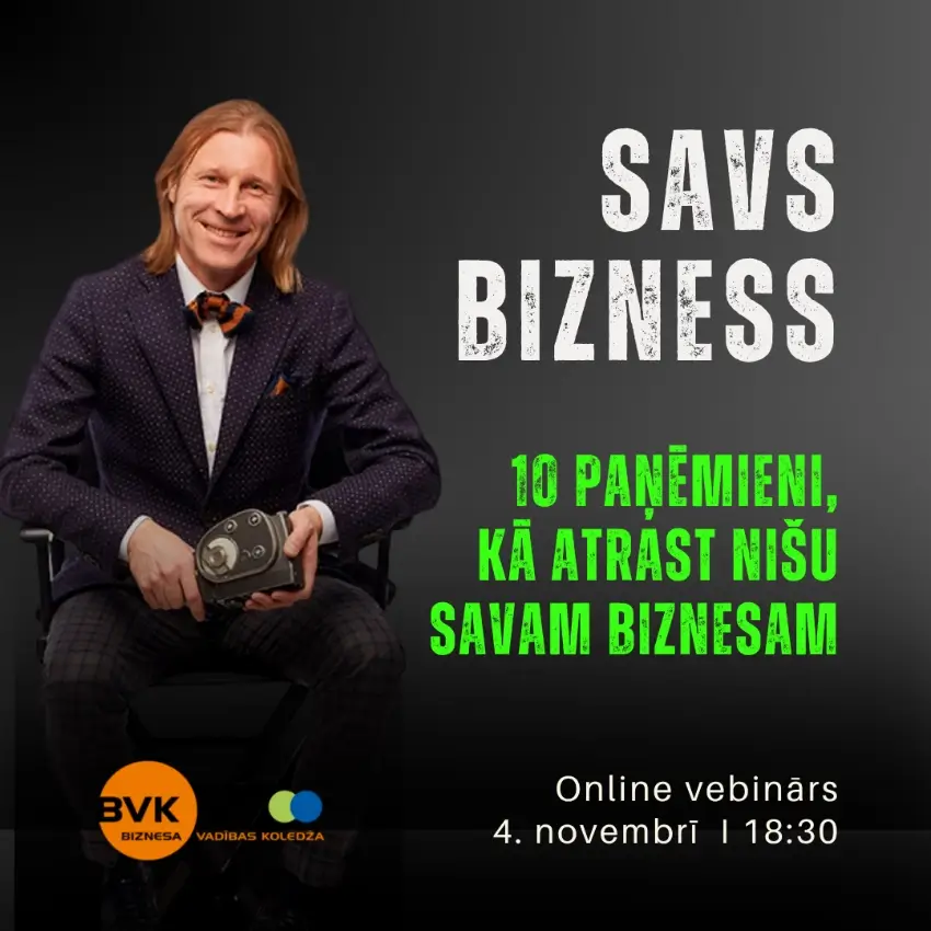 Online vebinārs - 10 paņēmieni, kā atrast nišu savam biznesam 10 paņēmieni, kā atrast nišu savam biznesam