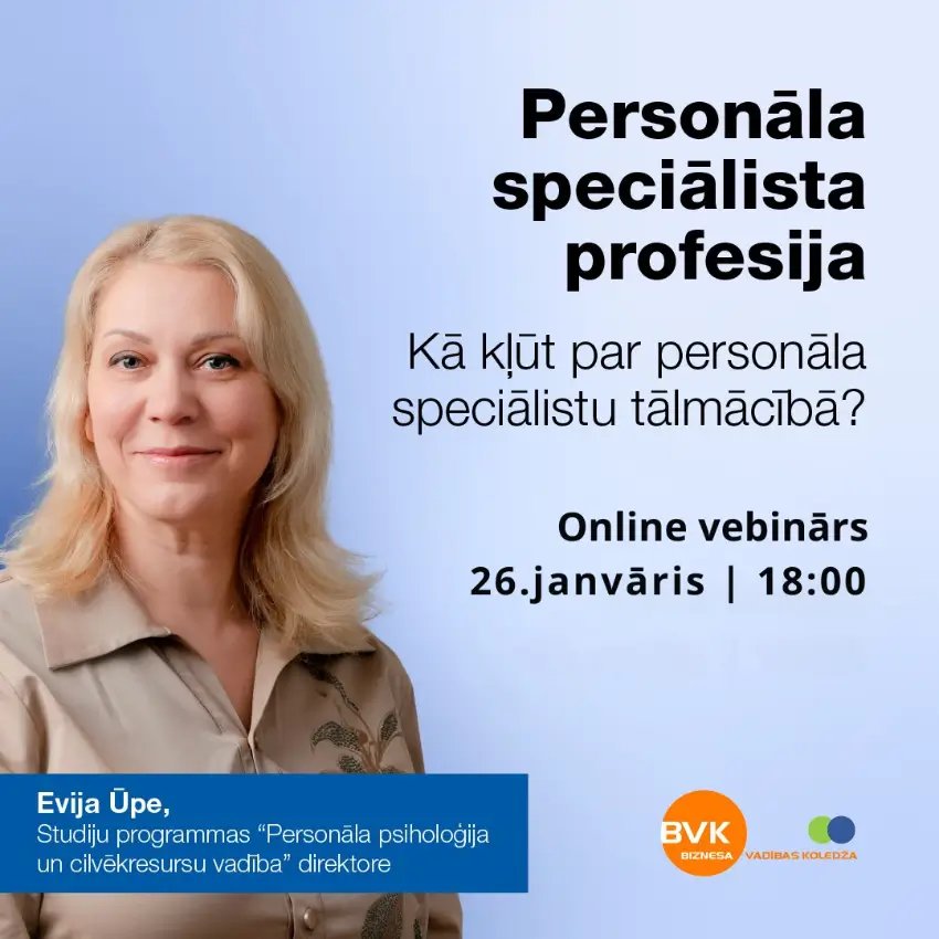 Kā kļūt par personāla speciālistu tālmācībā?