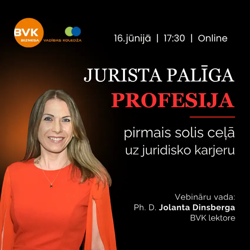 Online vebinārs Biznesa vadības koledžā