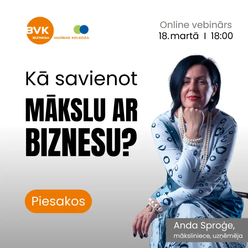 Kā savienot mākslu ar biznesu?