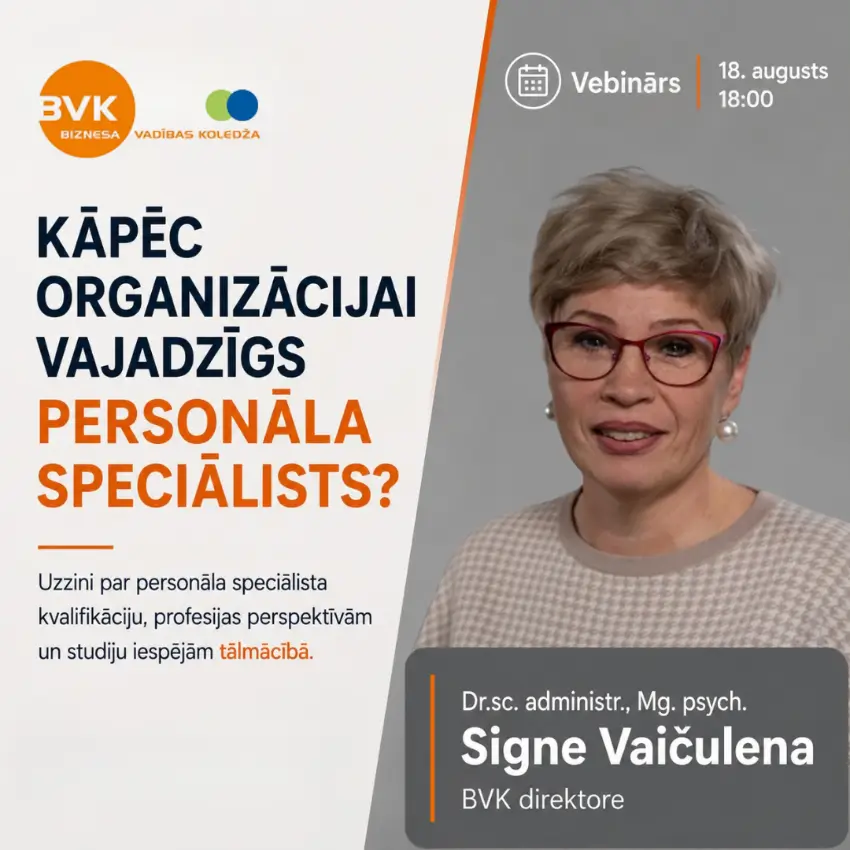 Kāpēc organizācijai vajadzīgs personāla speciālists?
