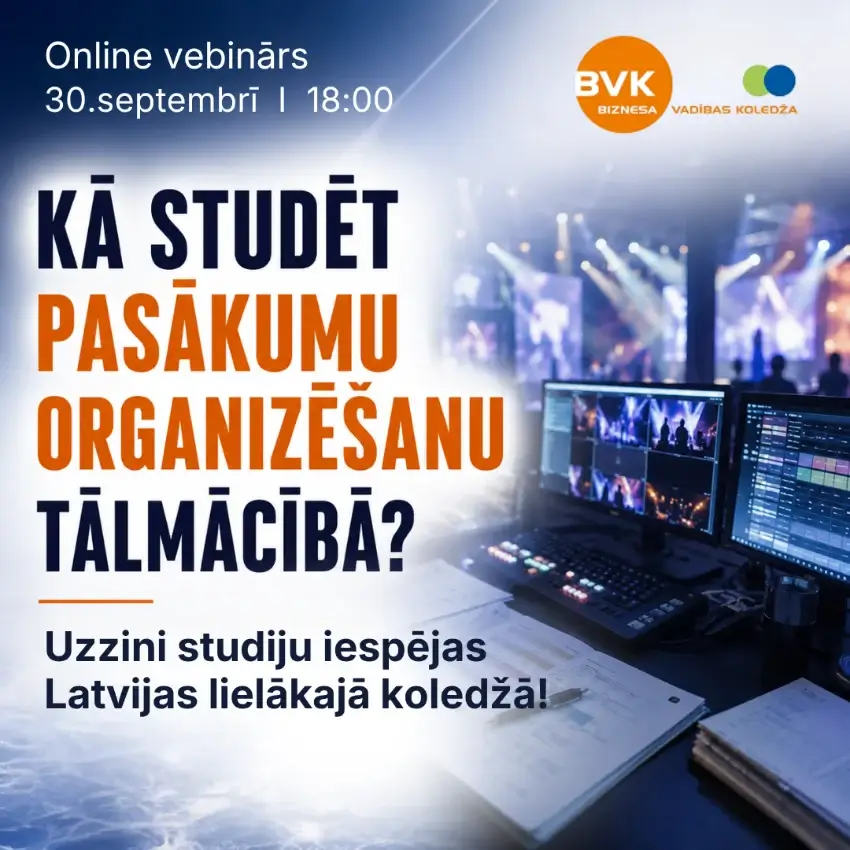 Kā apgūt kultūras un sporta pasākumu organizēšanu?